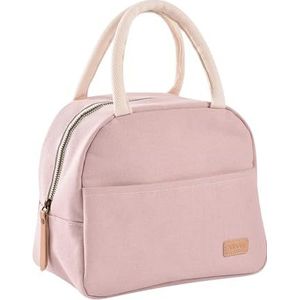 BEABA, Baby Kind Lunch Koeltas, Kleine Koeltas, Houdt voedsel Warm of Koud, Grote Capaciteit 5L, Waterdichte stof, Voorvak, Zacht materiaal, Poederroze