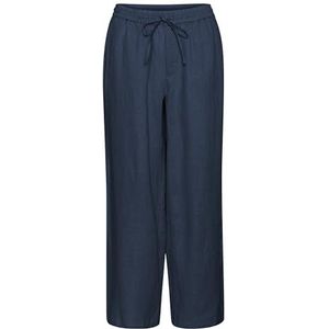 Cream - Wide Broeken - Blauw - 100% Linnen