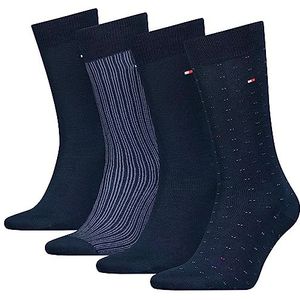 Tommy Hilfiger Heren Gift Tin Knee-High Sock, Donkerblauw, 39-42 EU