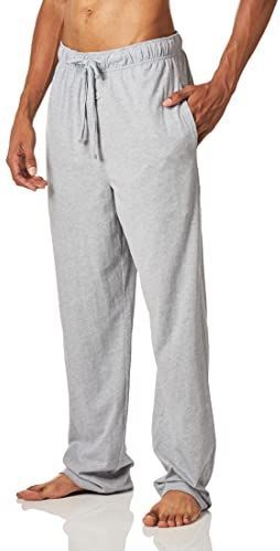 Fruit of the Loom - Jersey Gebreide Slaapbroek - Lichtgrijs - Katoen - Verpakking van 1 en 2