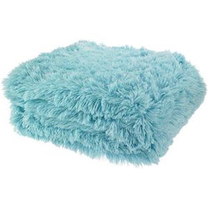 Catherine Lansfield Knuffelig Dieppolige deken 150x200cm Eendenei Blauw