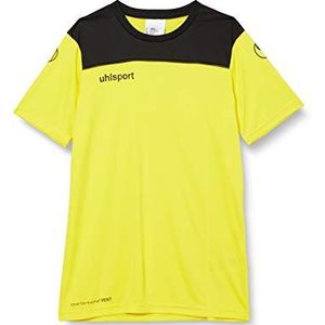 Uhlsport Offense 23 Poly voetbalshirt voor heren, limoengeel/zwart/antraciet, XL