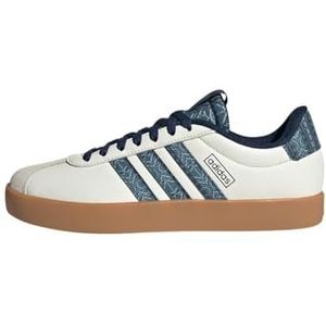 adidas Dames VL Court 3.0 Sneakers, Off White/Night Indigo/Gum, 39 1/3 EU