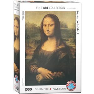 Mona Lisa door Leonardo da Vinci 1000-delige puzzel
