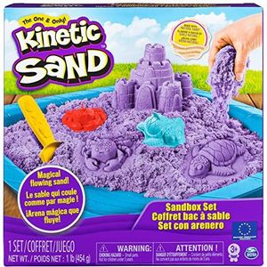 Kinetic Sandbox & Molds 6028092 - Zand Box Set paars - diverse kleuren