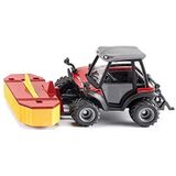 siku 3068, Aebi TerraTrac TT211 Specialised Tractor, 1:32, Metal/Plastic, Red, Incl. front mower