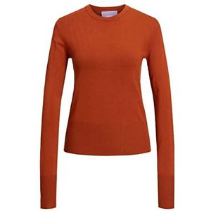 JACK & JONES Dames Jjxx Jxlara Ls Soft Crew Neck Knit Noos Pullover, Bombay Brown, S