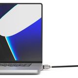 Compulocks - ACCS MacBook PRO 16-inch 2021 Ledge Lock Adapter W/Key Lock Silver