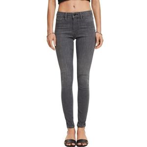 ESPRIT Jeans voor dames, Grijs Medium gewassen, 29W / 32L