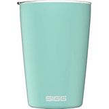 SIGG Neso Cup Glacier Geïsoleerde Herbruikbare Koffiekop (0,3 L), Vervuilende en Dubbelwandige Thermische Koffiekop, Reizen Koffiekop Gemaakt van 18/8 roestvrij staal