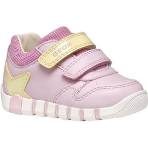 Geox B Iupidoo A Sneakers voor meisjes, Roze Lt Geel, 25 EU
