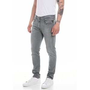 Replay Heren Jeans Anbass Slim-Fit met Power Stretch, Medium Grey 096, 31W x 36L