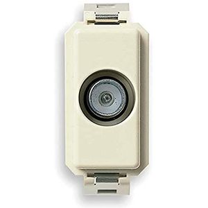 Vimar 0R08190.10 Serie 8000 antenne-contactdoos TV-RD-SAT met 10 dB stekker