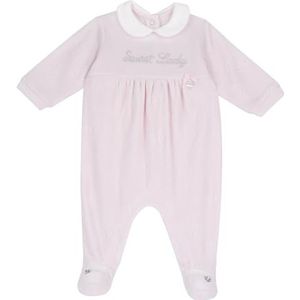 Chicco - Nachtkledij - Rosé/Wit - Katoen - Lang/maxi