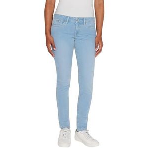 Pepe Jeans Dames Skinny Jeans Lw, Blauw (Denim-PF2), 25W / 32L, Blauw (Denim-pf2), 25W / 32L