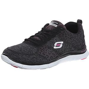 Skechers Flex Appeal - Tribeca, Sportschoenen voor dames, Zwart, 35 EU