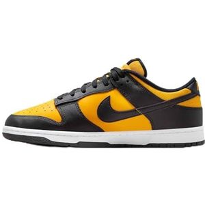 Nike Heren Dunk Low Sneaker, 5 UK, Black University Goud Wit, 38.5 EU