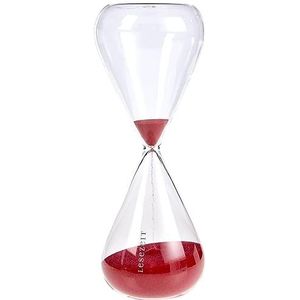 moses. libri_x Zandloper leestijd, uurglas met 30 minuten looptijd, decoratief object van glas, effen