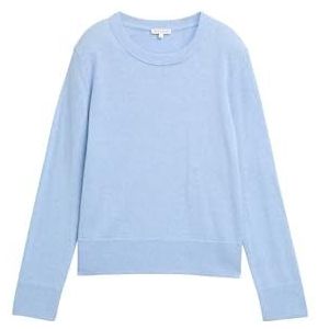 Tom Tailor - Gebreide Pullover - Effen - Regular Fit - Mix van Katoen en Kasjmier