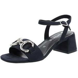 Remonte Dames D1L50 Sandaal met hak, Navy / 14, 41 EU, Navy 14, 41 EU