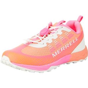 Merrell Agility Peak Sneaker voor meisjes, Roze Oranje, 35 EU