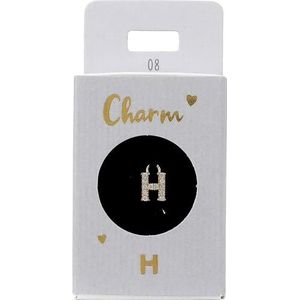 Depesche 11834-008 Bedel letter H, vergulde hanger voor kettingen, armbanden en oorbellen, ideaal als klein geschenk