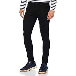 SELECTED HOMME Male Slim Fit Jeans Zwart, zwart denim, 33W / 32L