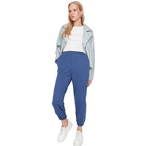 Trendyol Vrouwen Normale taille Skinny fit Losse Joggingbroek, Blue, S