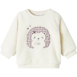 NAME IT Nbfolpa Ls Teddy Sweat, cloud dancer, 56