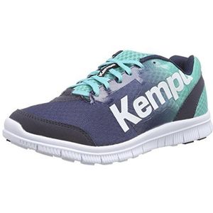 Kempa K-FLOAT Uniseks handbalschoenen voor volwassenen, Meerkleurig Jade Groen Dusk Blauw, 45 EU