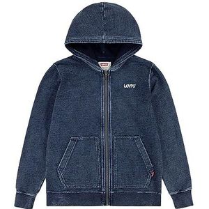 Levi's Lvb Logo Indigo Full Zip Hoodi 6ej188, Uit het Blauw, 9 Maanden