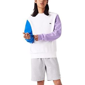 Lacoste Sweatshirt met capuchon voor heren, Wit/Marina-Neffa, XXL