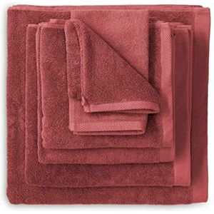 Heckett Lane Bath Guest Towel, 100% Cotton, Tandori Spice, 30 x 50 Cm, 6.0 Pieces