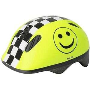 M-Wave Unisex Youth KID-X-S Kinderhelm, Neon Geel, XS