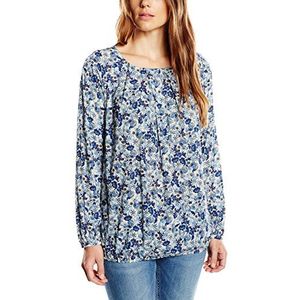 ESPRIT dames met bloemenprint blouse, meerkleurig (blue 430), 36