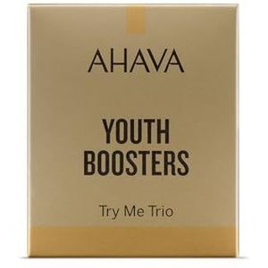 AHAVA Crystal Osmoter Youth Boosters Sachet Kit: X6 Cream (2 ml), X6 Serum (0,5 ml) & Illuminating Eye Serum (2 ml). Verbetert jeugdige uitstraling, en vermindert donkere kringen.