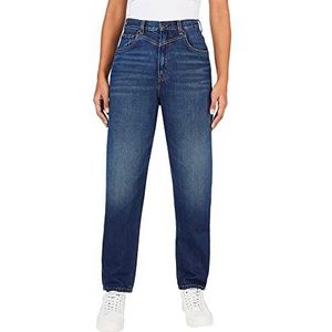 Pepe Jeans - Rachel - Jeans - Blauw - Hoge Taille, 80's Geïnspireerd