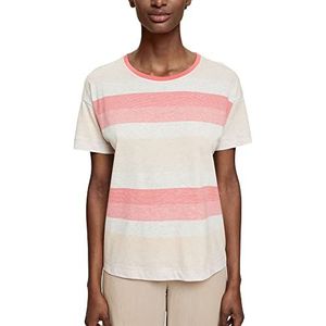 ESPRIT Dames 062EE1K322 T-shirt, 640/CORAL RED, XS
