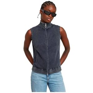 G-STAR RAW Dames Washed Lt Wt Sl Zip Knit Wmn Sweater, blauw (Osaka Blue Gd D25864-d630-h193), L