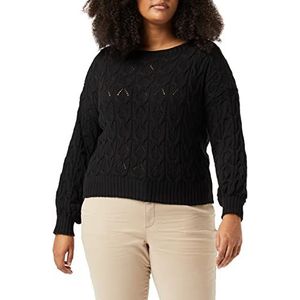 ONLY Dames Onlbrynn Life Structure L/S Pul KNT Noos Pullover, zwart, XS