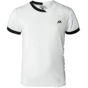 T-shirt voor kinderen LIBEROS Kids White/Black 128, wit/zwart, 128 cm
