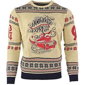 Harry Potter Christmas Jumper Ugly Sweater Hogwarts Express, trui, Meerkleurig, XXL