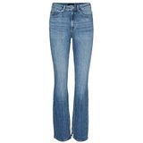 VERO MODA Damesbroek, blauw (medium blue denim), 26W x 30L