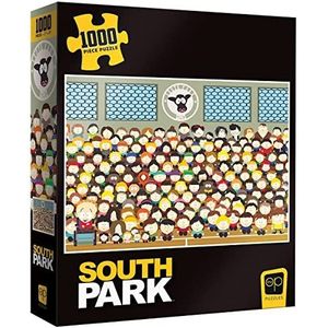 The OP USAopoly - South Park Puzzel: ""Go Cows"" - Puzzel met 1000 stukjes - Met personages uit de populaire animatieserie South Park - Eindformaat 49 x 68 cm - Leeftijd 8+ - Engels