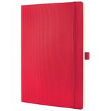 SIGEL CO315 Premium Notebook gelinieerd, A4, softcover, Rood - Conceptum