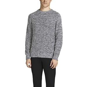 JACK&JONES Heren Jprblabrian Multicolor Knit Crew Neck Pullover Sweater, marine Blazer, M