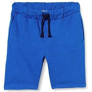 Koton Boys's Trekkoord Basic Zakken Katoenen Shorts, blauw (601), 4-5 Jaar