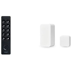 Nuki Keypad 2 Deur met code of vingerafdruk snel en comfortabel openen, accessoire voor Nuki Smart Lock, Bluetooth & Nuki Door Sensor, slimme deursensor voor de Nuki Smart Lock, Nuki Smart Home,Wit