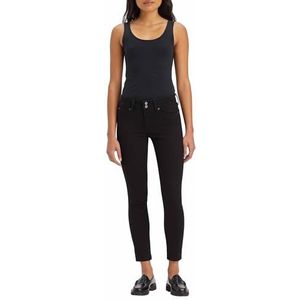 Levi's 711™ Double Button Jeans Vrouwen, Night Is Black, 27W / 34L