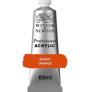 Winsor & Newton 2320549 Professionele acrylverf, hoge dekking, kunstenaarskwaliteit, lichtecht - 60ml Tube, Quinacridone Burnt Orange